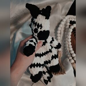 Crochet Zebra Lovey